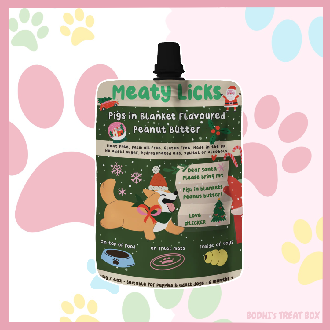 Meaty Licks Pigs in Blankets Peanut Butter π| Christmas Edition