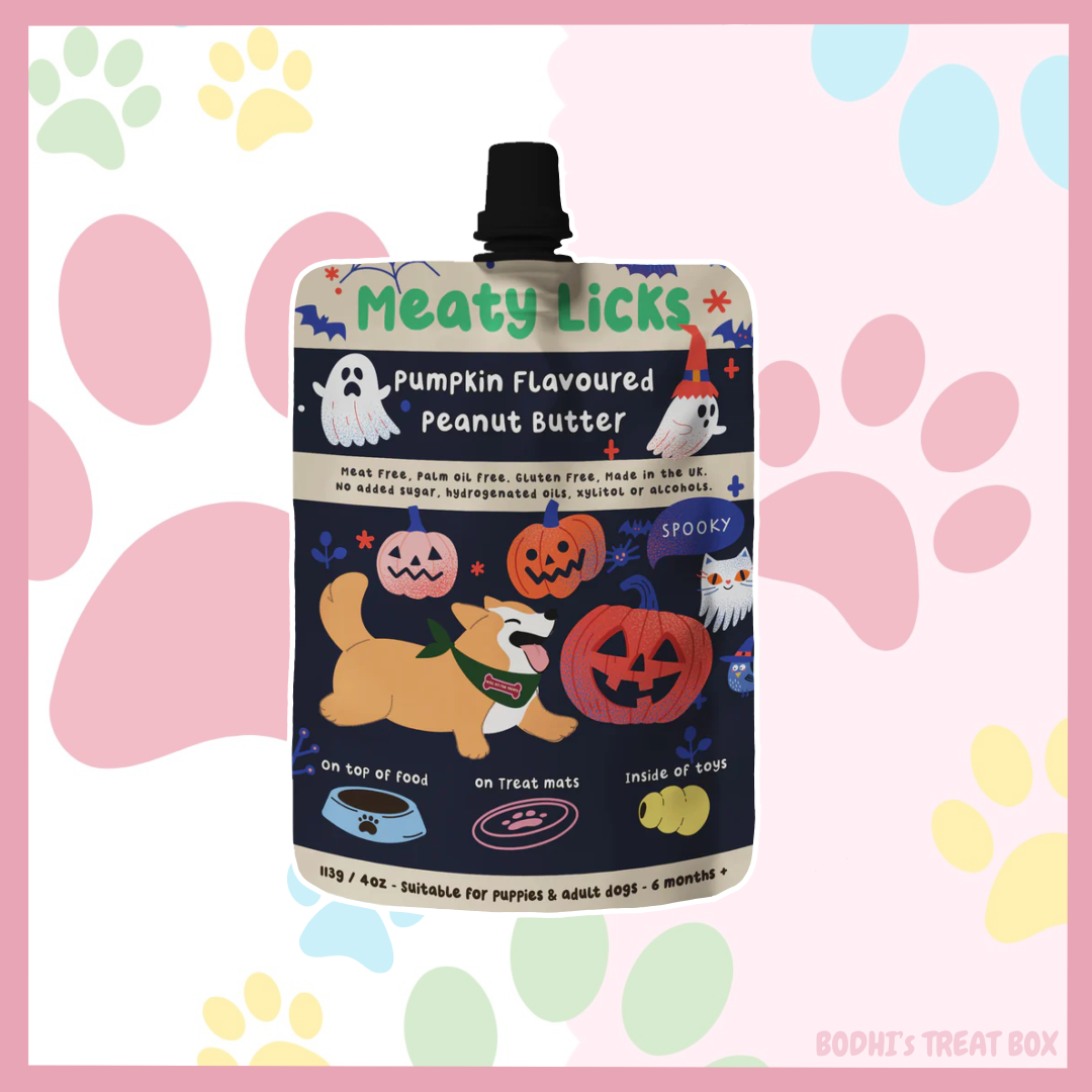 Meaty Licks ๐ - Pumpkin Flavoured Peanut Butter