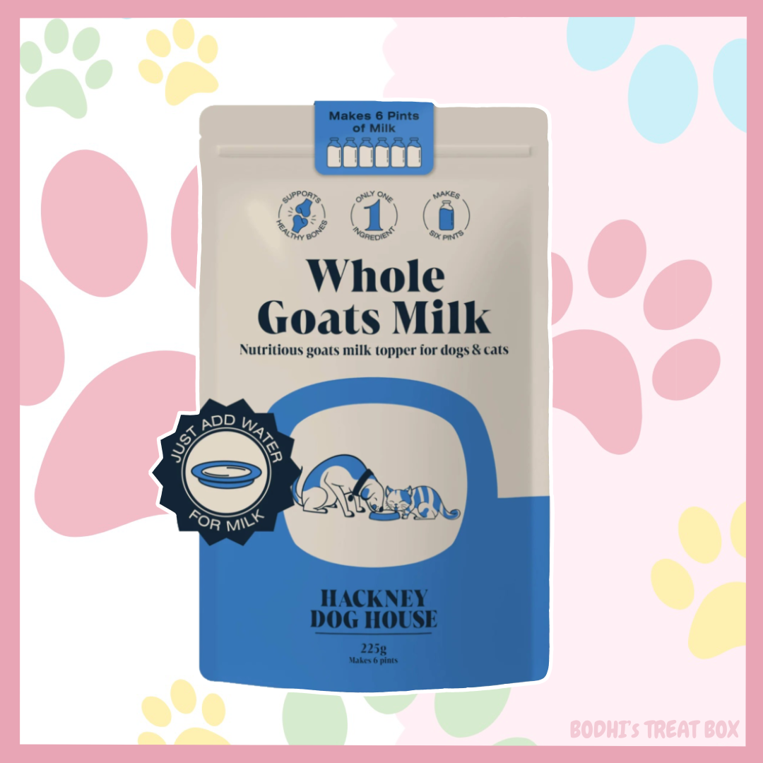 ๐ถ | Hackney Dog House Goats Milk - 225g Bag
