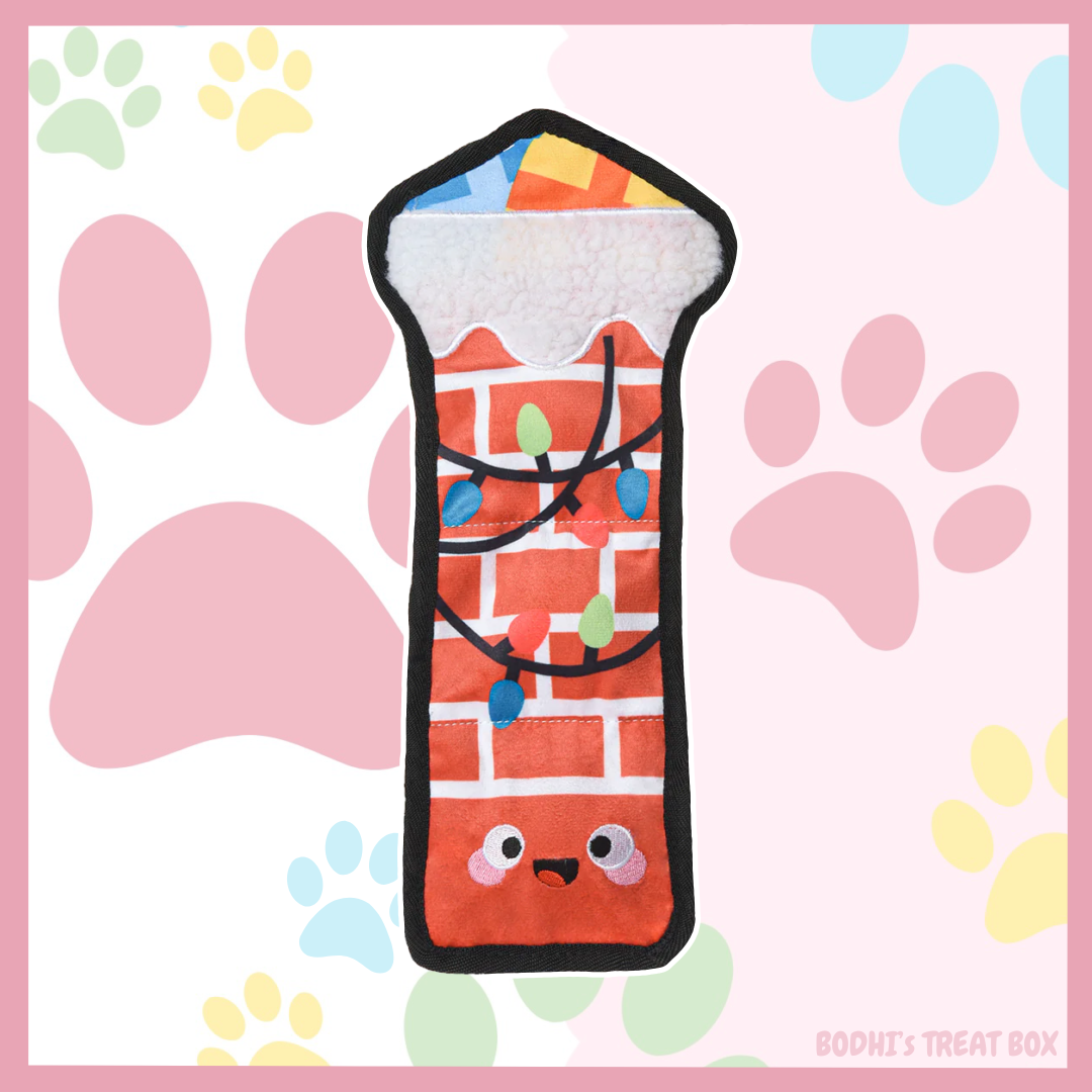 HugSmart Santaโs Chimney ๐| Squeaky Stuffing-Free Dog Toy