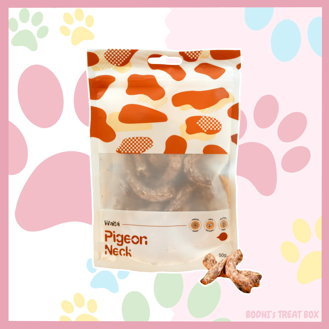 🪶 | Waita Freeze-Dried Pigeon Necks - (50g Bag)