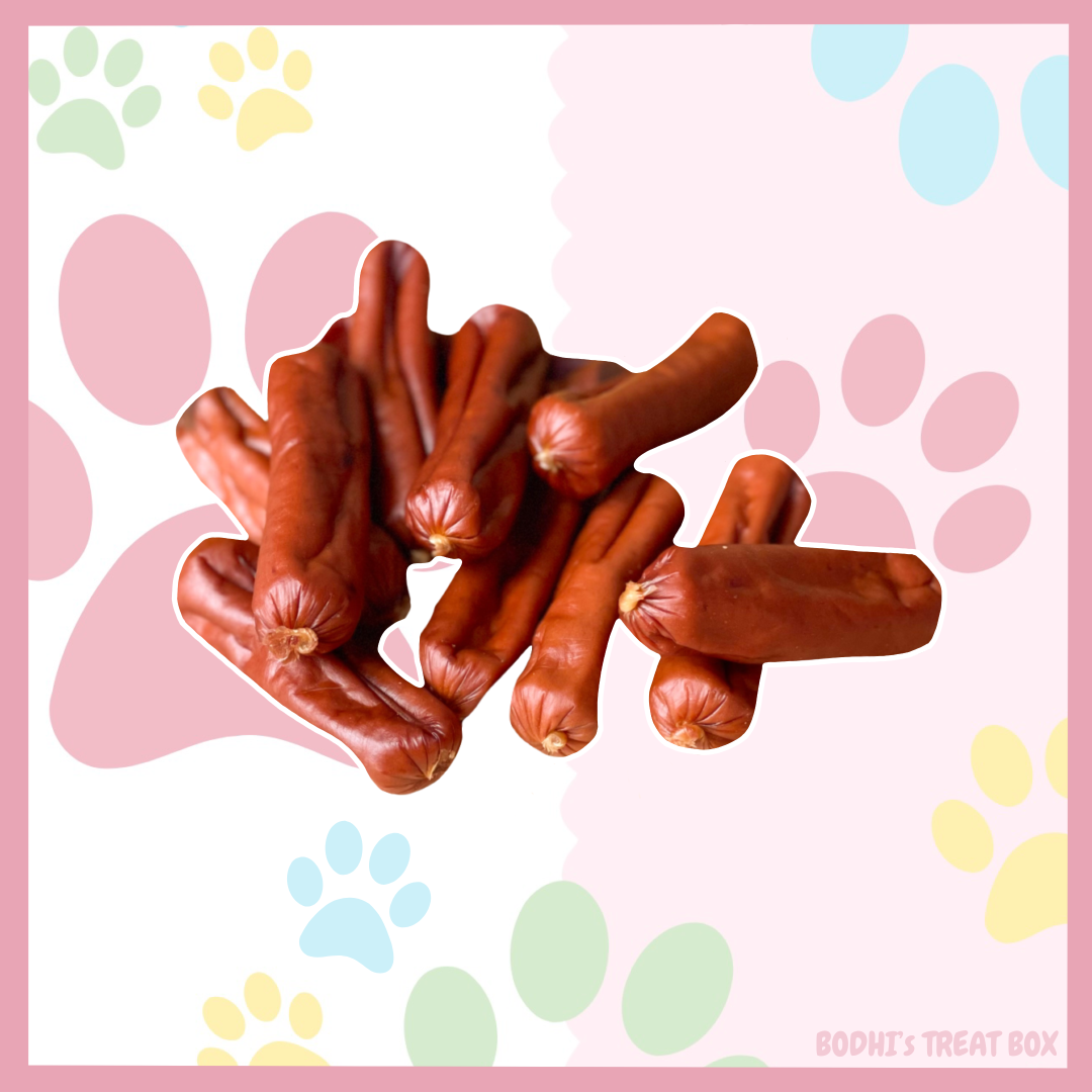 🐮 | Mini Soft Beef Sausages - 100g Bag