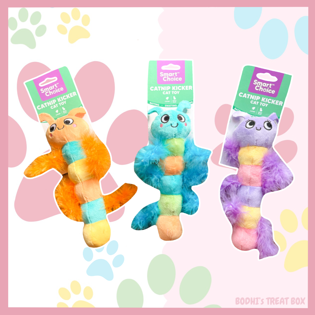 🐛 | Catnip Kicker Caterpillar Cat Toys