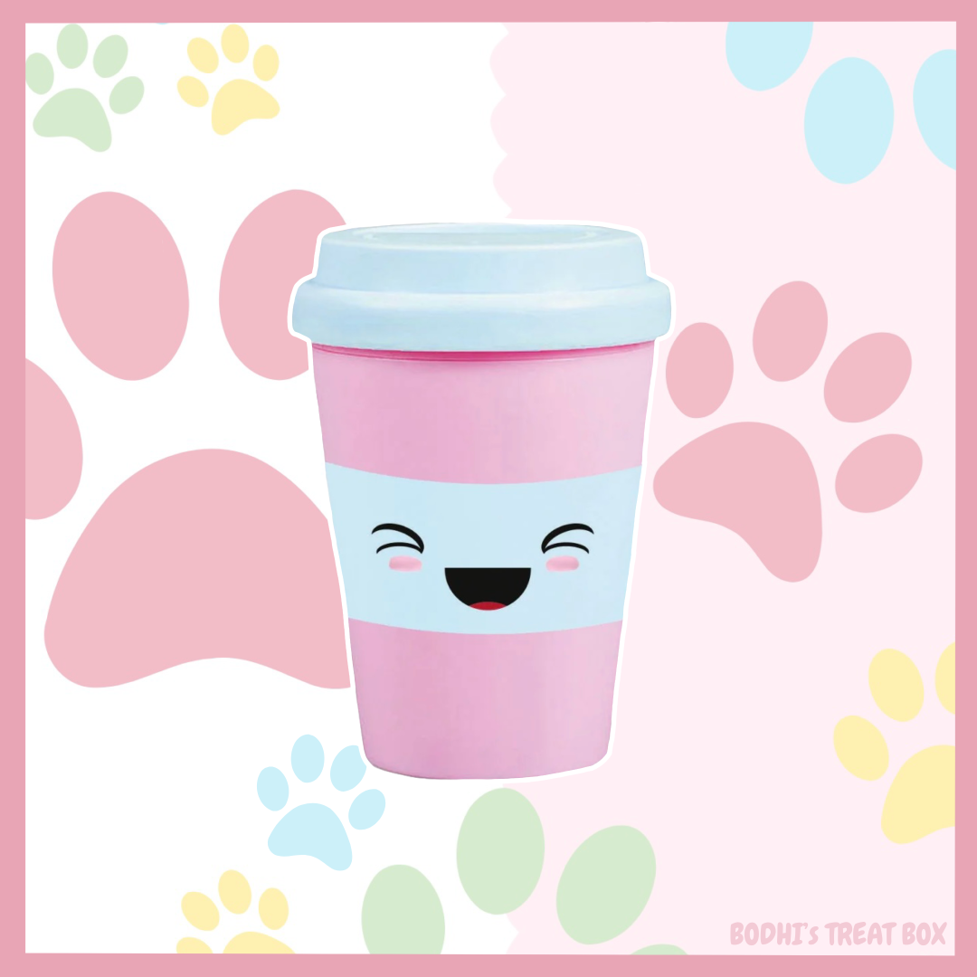 🐶 | Squeaky Latex Coffee Cup Dog Toy