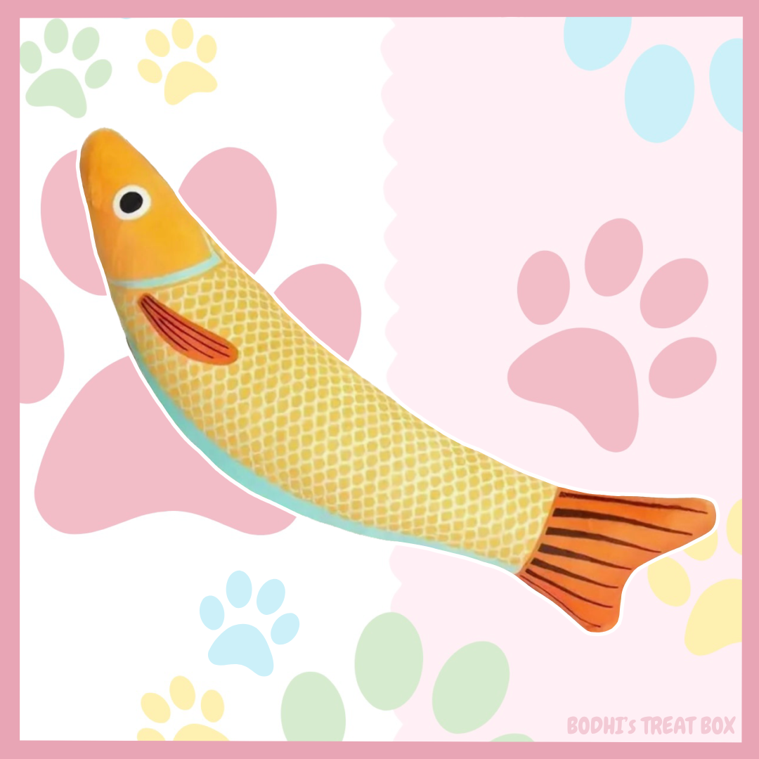 🐱 | Large Crinkly Catnip Fish Cat Toy