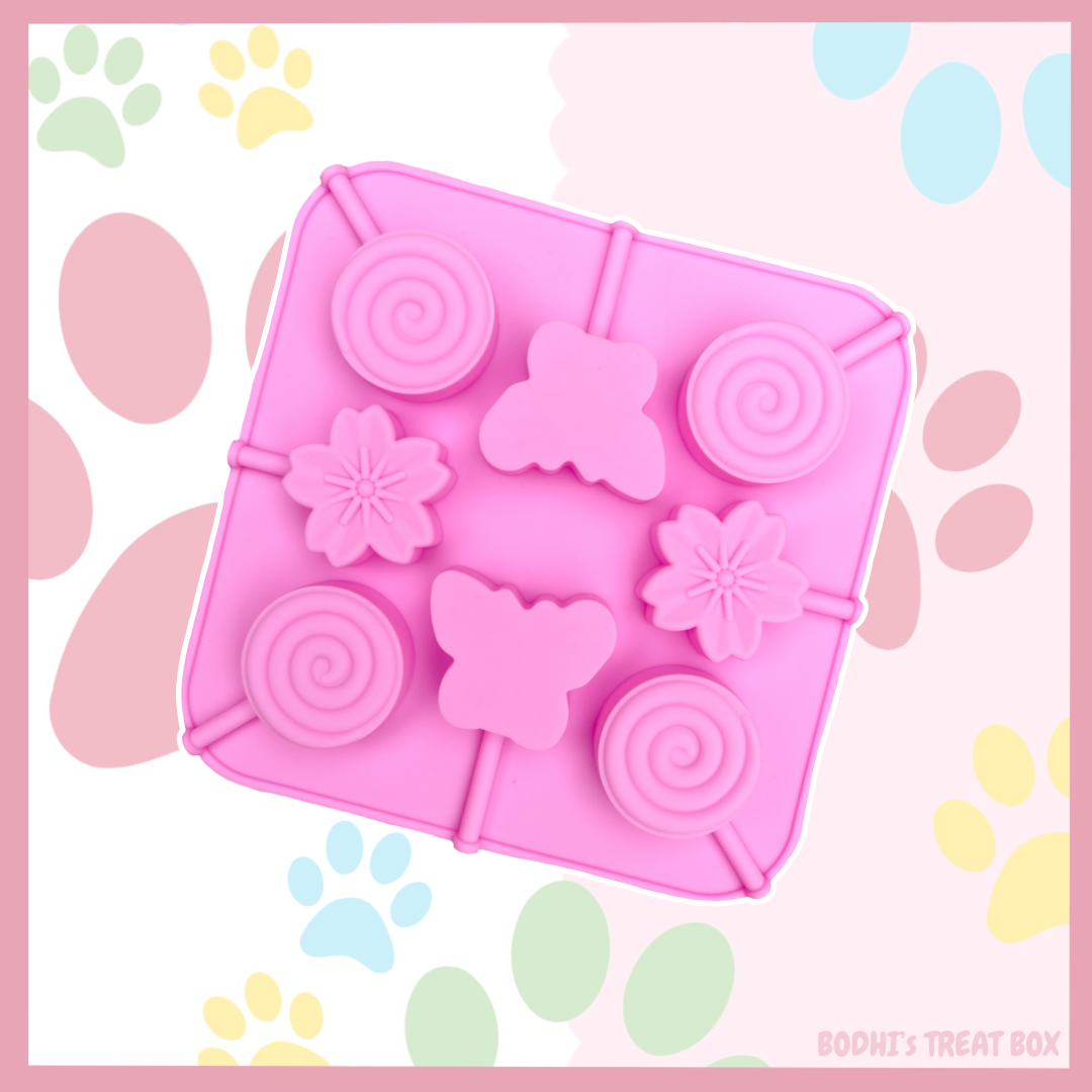 🌸 | Flower & Butterfly Lollipop Enrichment Mould