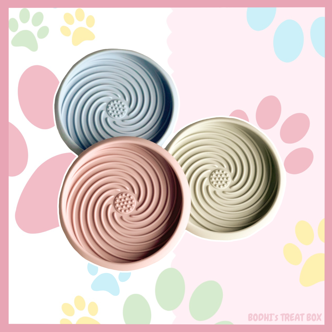 ๐ถ | Pastel Swirl Enrichment Bowls - 3 Colours Available
