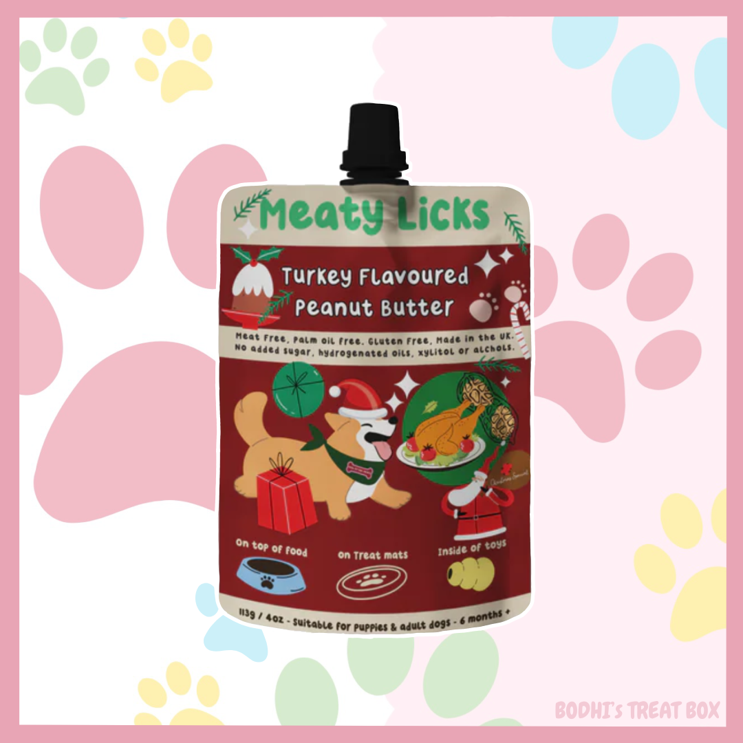 Meaty Licks Roast Turkey Peanut Butter🎄| Christmas Edition