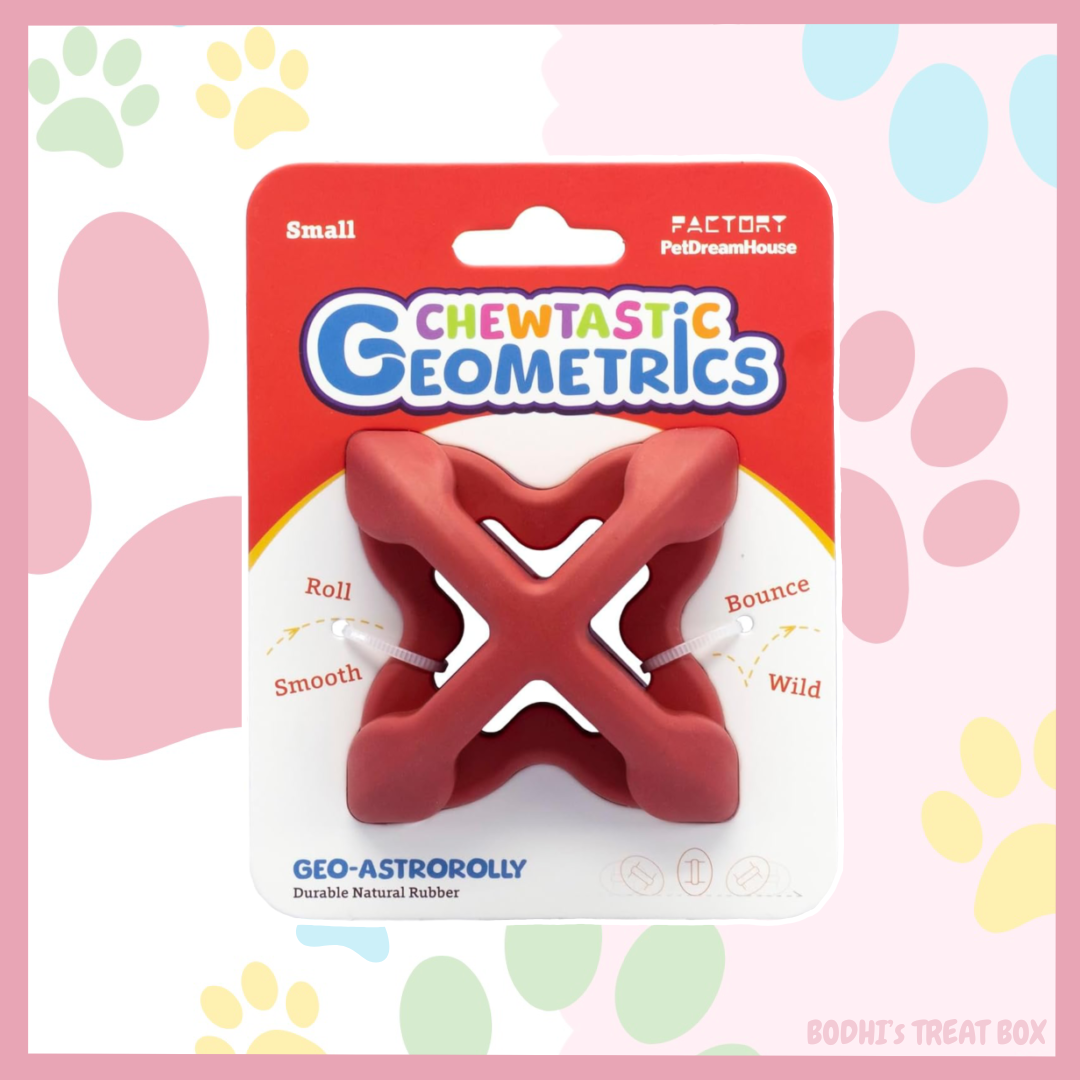 Rubber Interactive Treat Toy | Geo-AstroRolly