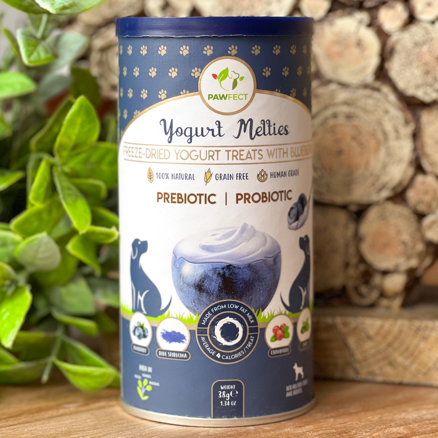 𝗗𝗼𝗴𝗴𝘆 𝗬𝗼𝗴𝘂𝗿𝘁 𝗠𝗲𝗹𝘁𝗶𝗲𝘀 𝗪𝗶𝘁𝗵 𝗕𝗹𝘂𝗲𝗯𝗲𝗿𝗿𝗶𝗲𝘀, 𝗕𝗹𝘂𝗲 𝗦𝗽𝗶𝗿𝘂𝗹𝗶𝗻𝗮, 𝗖𝗿𝗮𝗻𝗯𝗲𝗿𝗿𝗶𝗲𝘀 & 𝗠𝗶𝗻𝘁