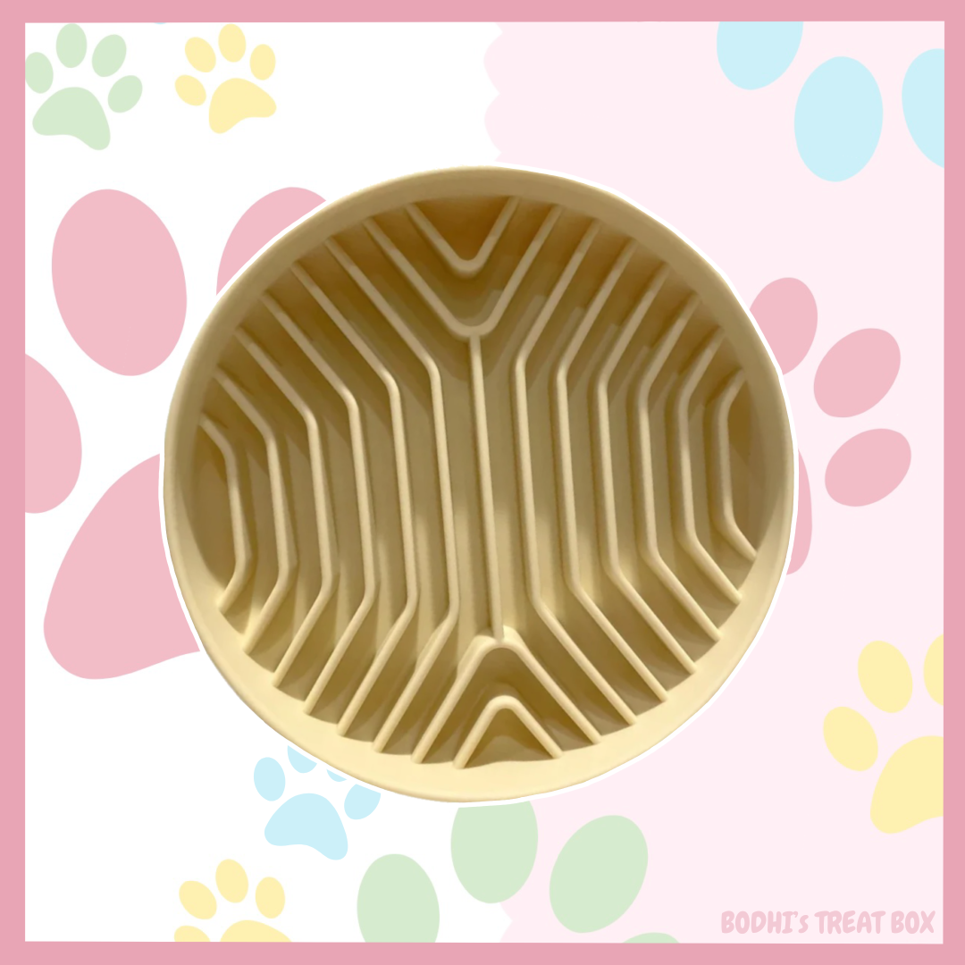 🐶 | Geometric ‘Lemon Sherbet’ Bowl