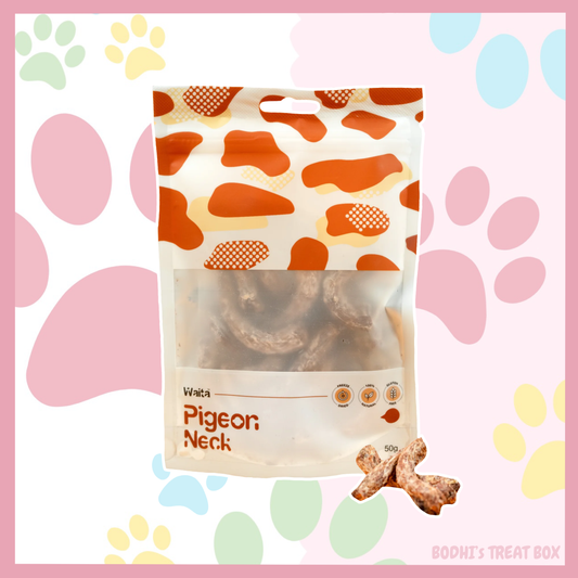 🪶 | Waita Freeze-Dried Pigeon Necks - (50g Bag)