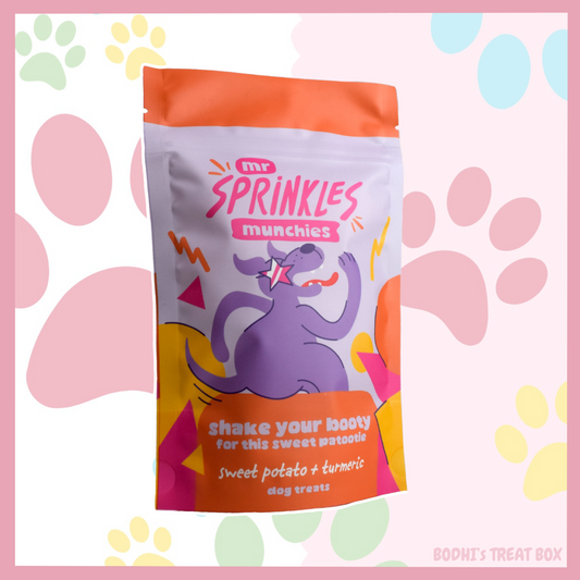 Shake your Booty for this Sweet Patootie - Sweet Potato and Turmeric Dog Treats (90g)