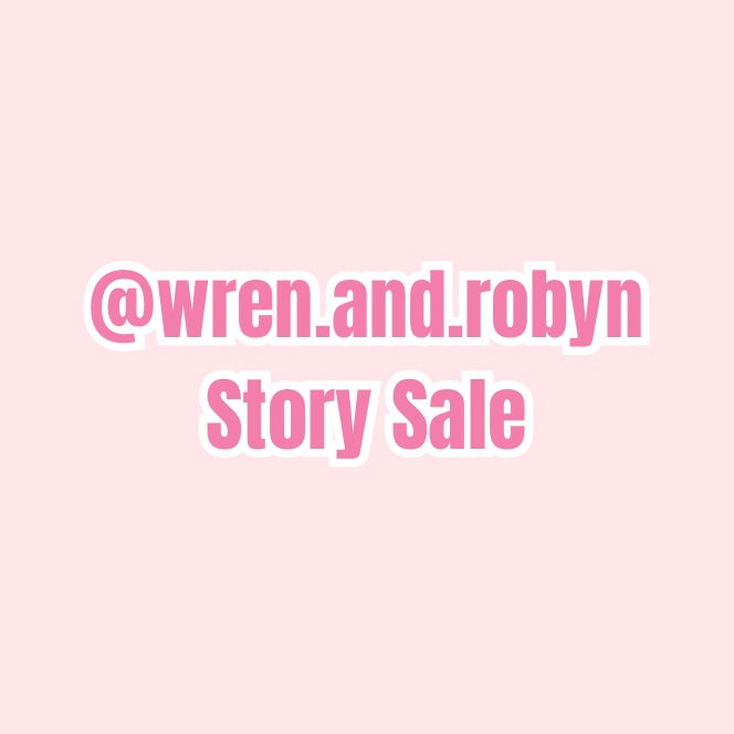 @wren.and.robyn End of Summer Story Sale Wins