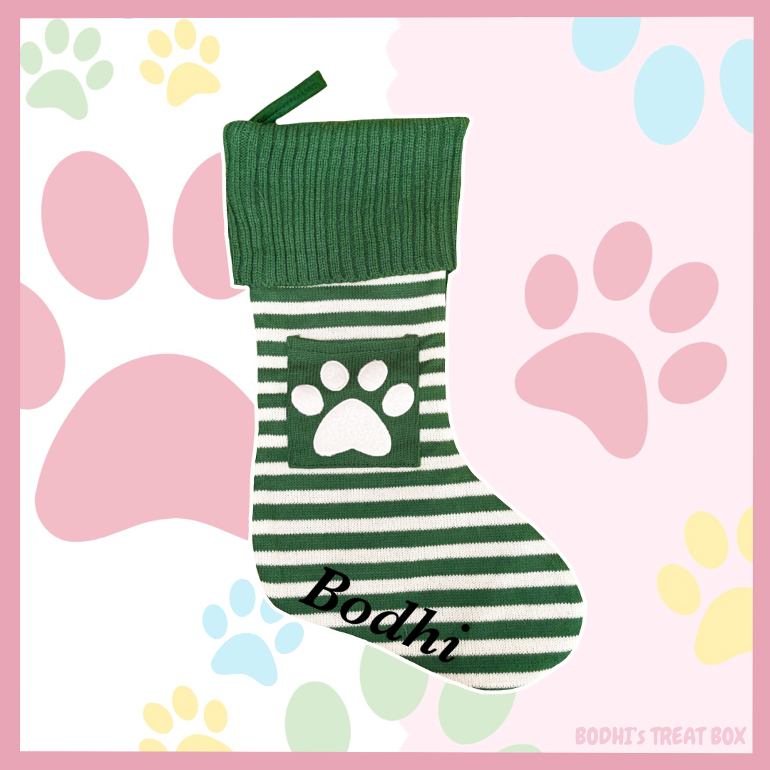 Personalised Green Christmas Stocking 🎄