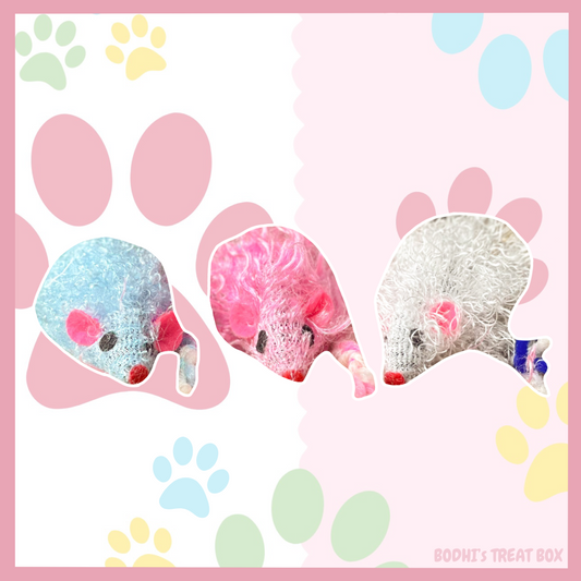 🐭 | Curly Mice Catnip filled Toy