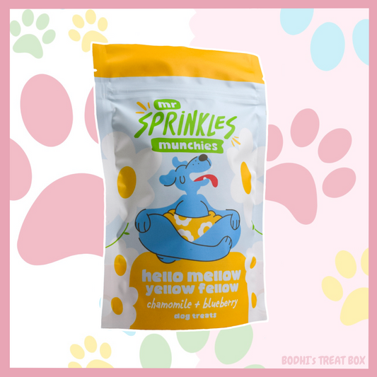 Hello Mellow Yellow Fellow - Chamomile and Blueberry Dog Treats (90g)