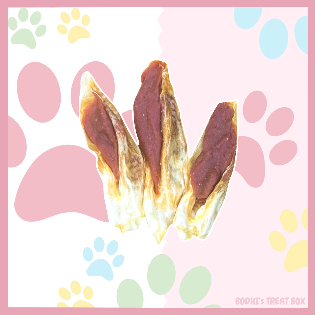 🐥🐰 | Chicken Breast wrapped in dried Rabbit ears