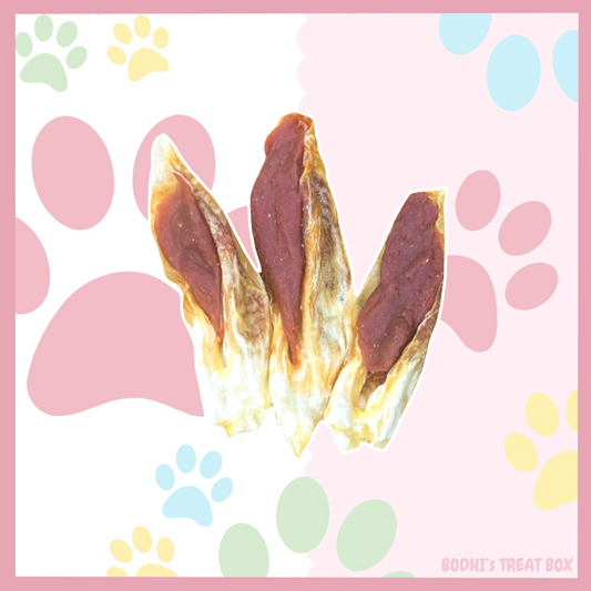 🐥🐰 | Chicken Breast wrapped in dried Rabbit ears