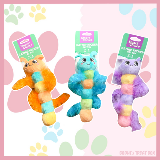 🐛 | Catnip Kicker Caterpillar Cat Toys