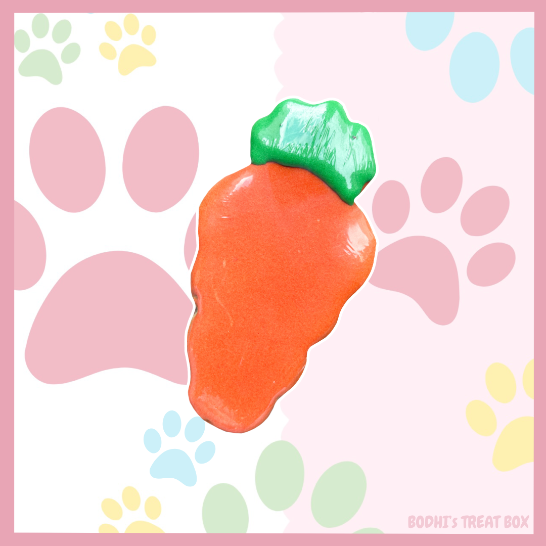 Carrot Iced Dog Biscuit 🎄