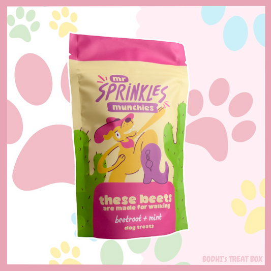 These Beets are made for walking - Beetroot and Mint Dog Treats (90g)