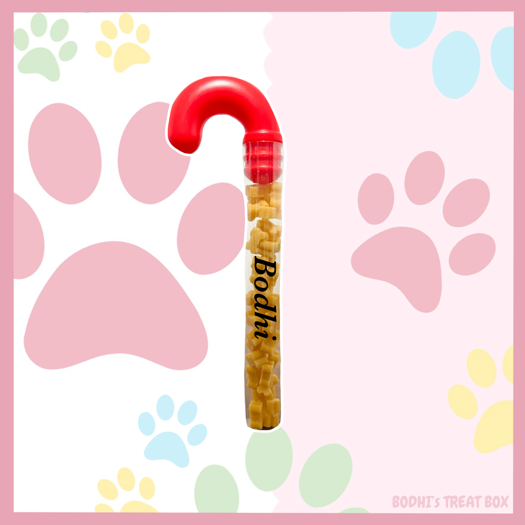 Personalised Filled Candy Cane 🎄| 5 Filling options available for Dogs & Cats!