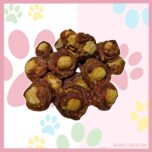 Egg Yolk Wrapped in Duck - 100g Bag