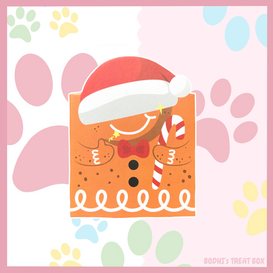 Little Gingerbread Box filled with a Mixture of Deli Treats 🎄