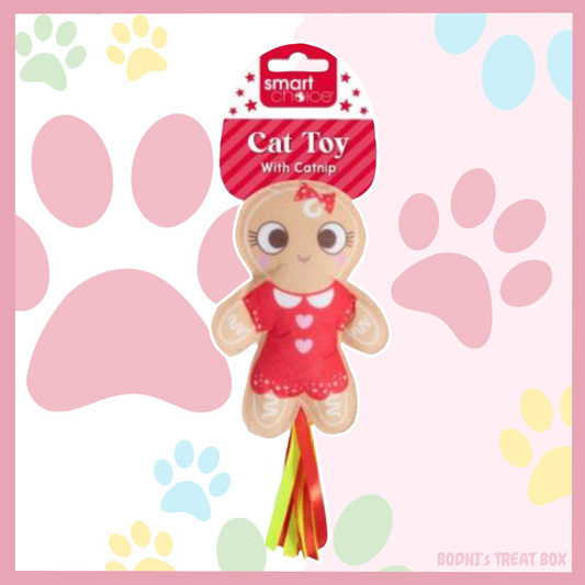 Gingerbread Women 🎄| Crinkly Catnip Cat Toy